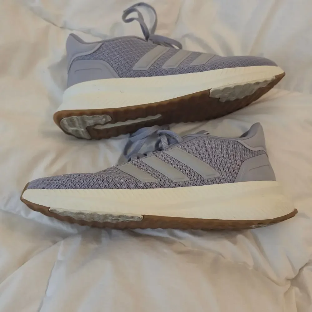 adidas Cloudfoam Comfort Gray Sneakers Women’s 9 Gum Sole Running Walking Shoes